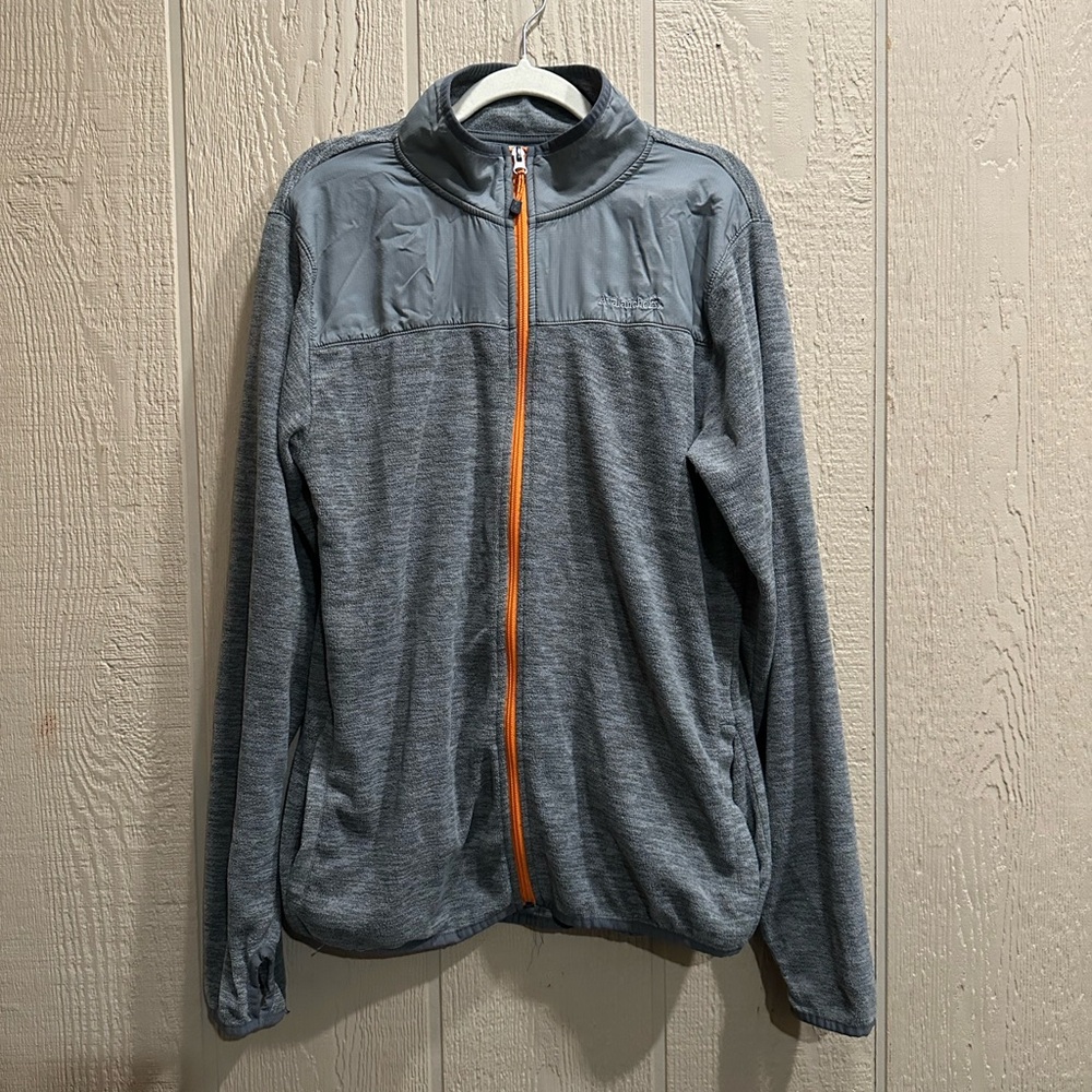 Woman’s Avalanche Gray Jacket with Orange Accents size L
